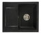 Kuchyňský dřez Dalgam (černá + textura) (bez otvoru pro baterii) (L)