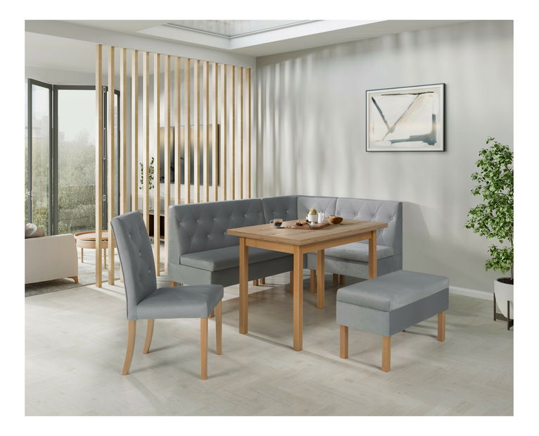 Jídelní set Pirma (šedá)