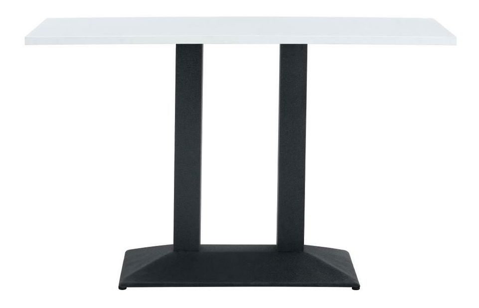 Jídelní stůl Rahola 2 (bílá + černá) (pro 4 osoby) *bazar