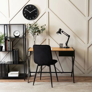 Psací stolek Mecanico (dub zlatý + černá)