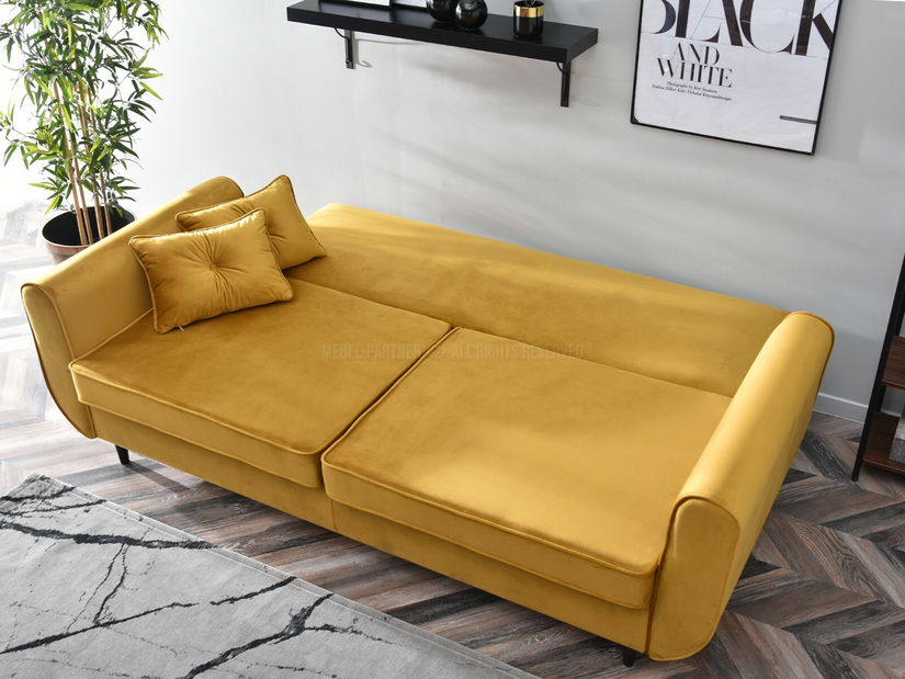 Pohovka dvousedačka Bacteria (černá)