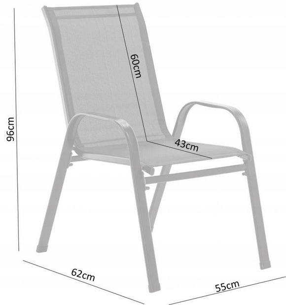 Zahradní sestava Kiri (černá)