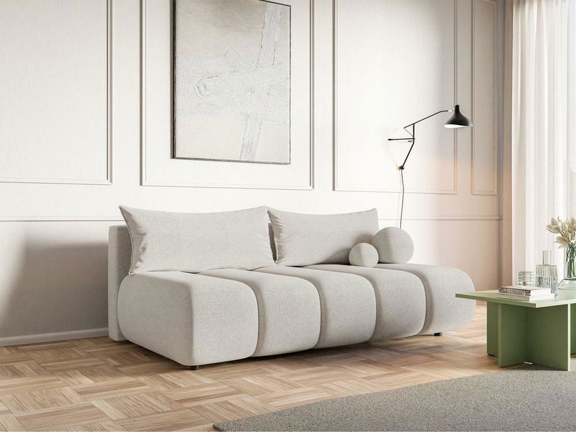 Pohovka trojsedačka Didier mini (krémová + černá)