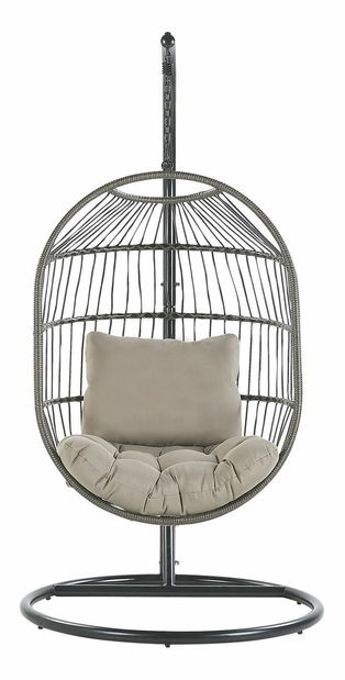 Závěsné křeslo Aslaug (černá)