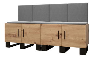 Předsíňová sestava Amanda 20 (dub artisan + tmavě šedá)