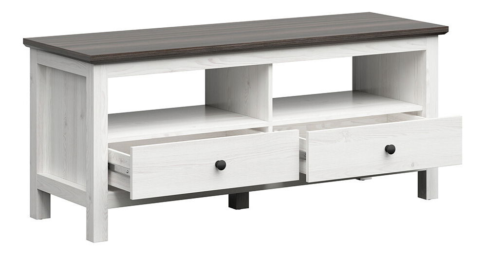 TV stolek/skříňka BRW Hesen RTV2S/6/14 (modřín sibiu světlý + borovice larico)