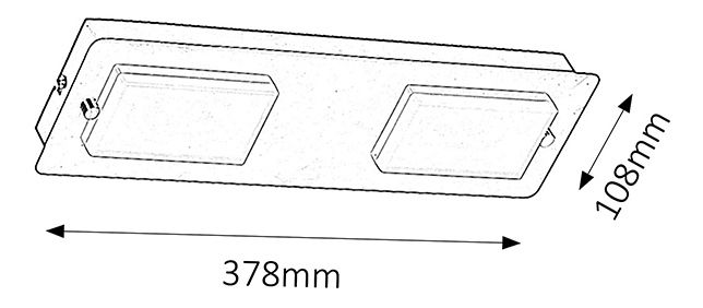 Koupelnové svítidlo Ruben 5723 (chromová)