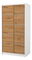 Šatní skříň Remea (bílá + dub artisan)