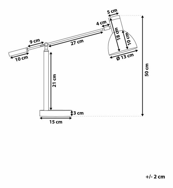 Stolní lampa Pecinci (bílá)