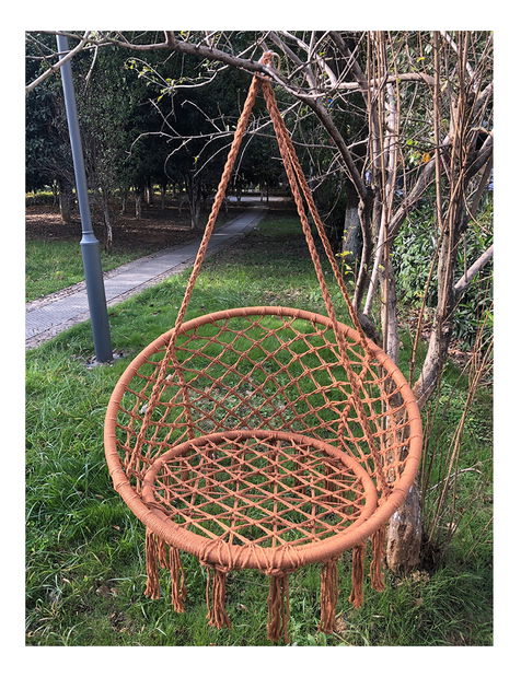 Závěsné křeslo Amari (cihlová)