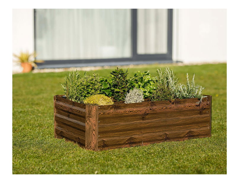 Vyvýšený záhon 5 Naipes (hnědá)