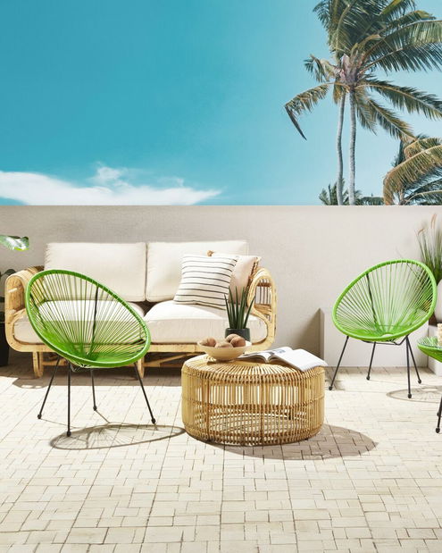 Set 2 ks. židlí ALVAREZ II (zelená)