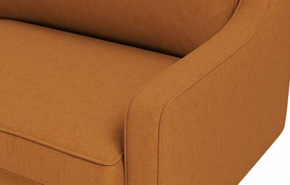 Pohovka dvousedačka Dělají 2 (petrolejová + ořech)