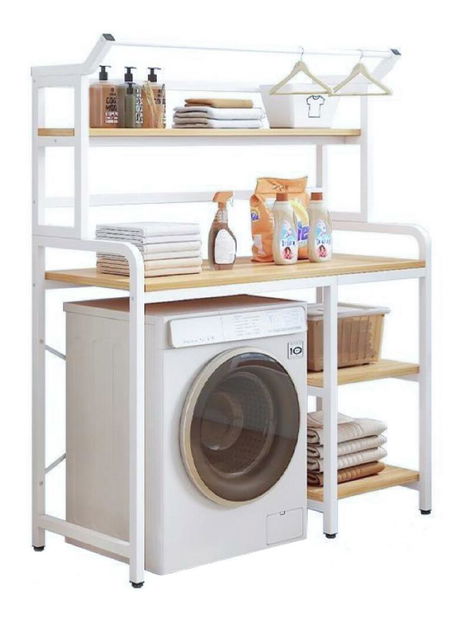 Regál Derby (dub natural + bílá)