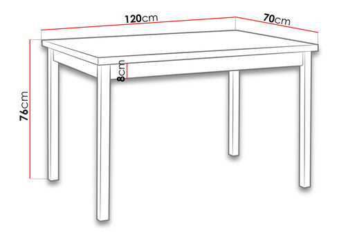Jídelní stůl Ewan III (ořech)