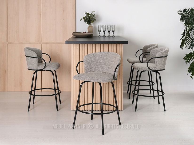 Židle Sofia (světlobéžová + černá)