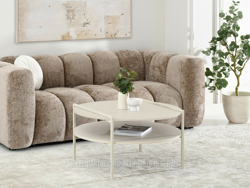 Konferenční stolek Despidio (krémová)