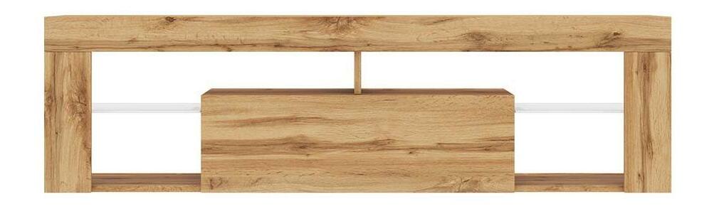 TV skříňka/stolek Bionca (s osvětlením) (dub lancaster)