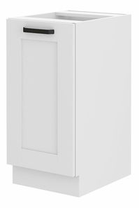 Dolní kuchyňská skříňka Lucid 40 D 1F BB (bílá + bílá)