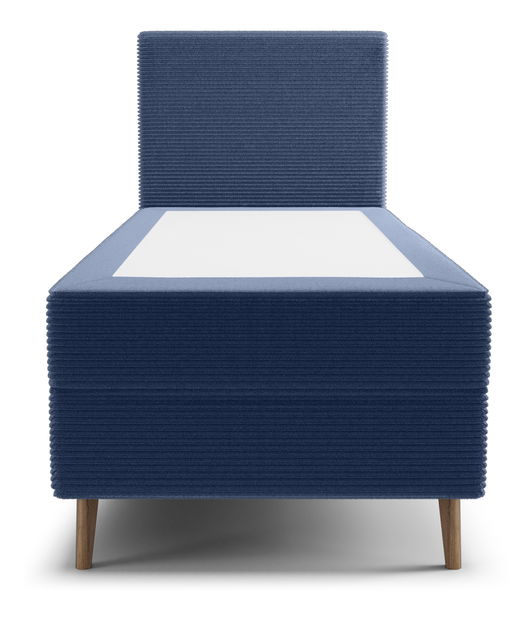 Jednolůžková postel 80 cm Napoli Bonell (modrá) (s roštem, s úl. prostorem)