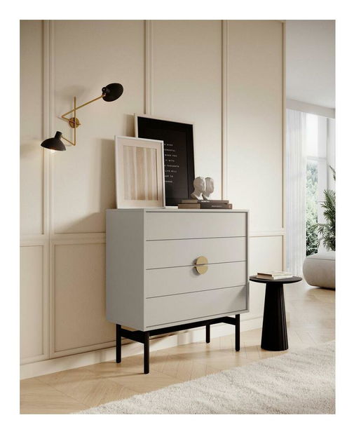 Komoda Stellia S8 (sivobéžová)