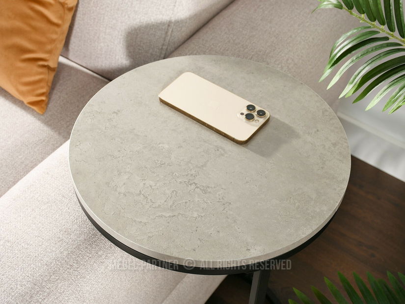 Konferenční stolek Corden (beton + černá)