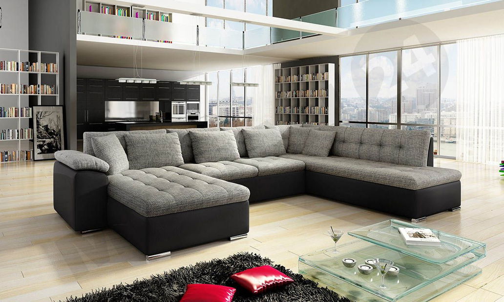 Rohová sedací souprava Talia (rezavá)