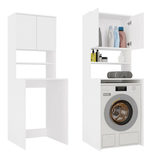 Skříňka nad pračku Perdieron 3 (bílá)