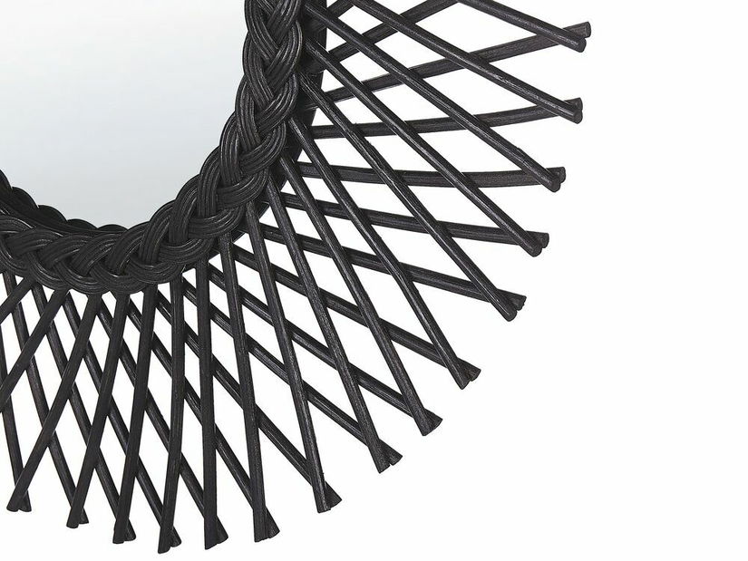 Nástěnné zrcadlo Tarazed (černá)