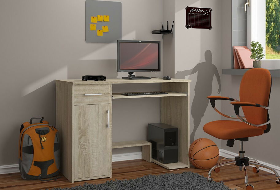 PC stůl Jocosa (dub sonoma)