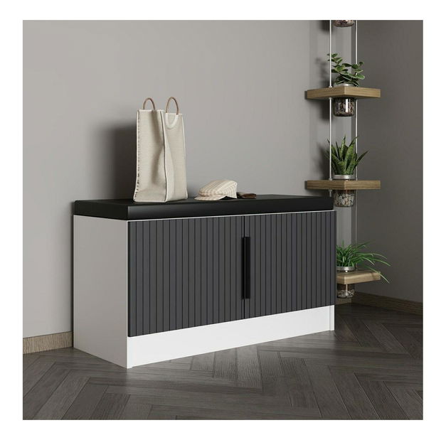 Botník (skříňka na boty) Nemake 11 (antracit)