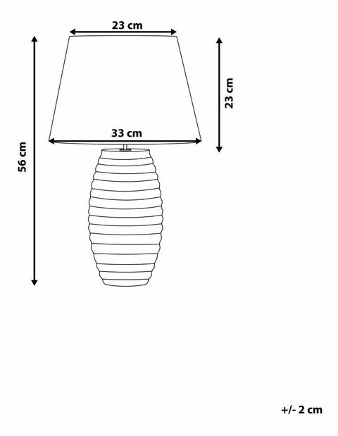 Stolní lampa Etno (zlatá)