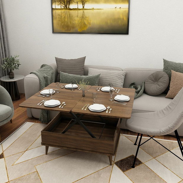 Konferenční stolek Dia (ořech)