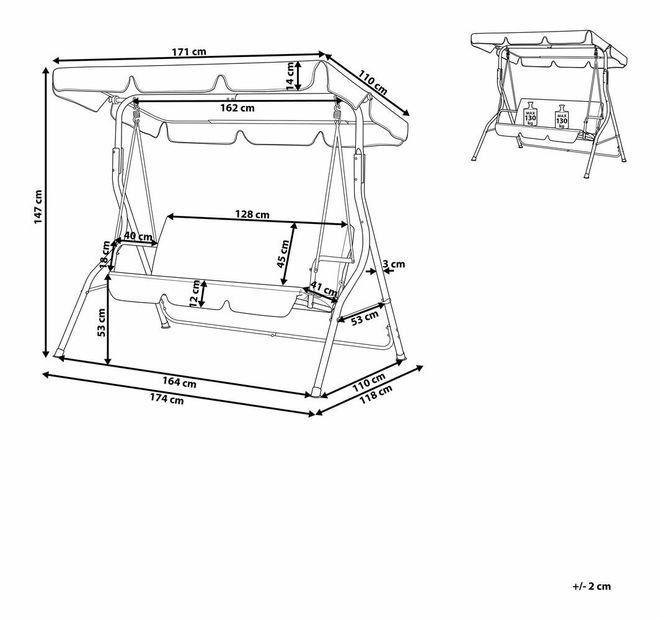 Houpačka Comic (zelená)