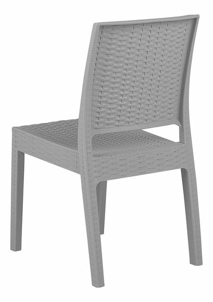 Set 4ks. židlí Fossil (světle šedá)