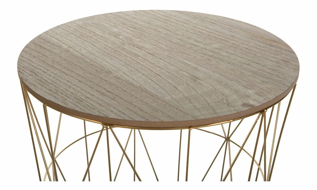 Stolek Lamwo (zlatá)