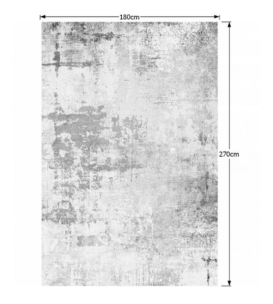 Kusový koberec 180x270 cm Marsa Typ 2 (světle šedá)