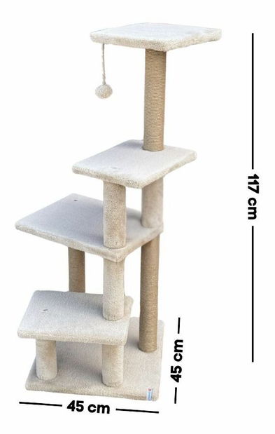 Škrabadlo pro kočky Alesa (béžová)