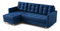 Rohová sedací souprava Divas (L) (tmavě modrá)