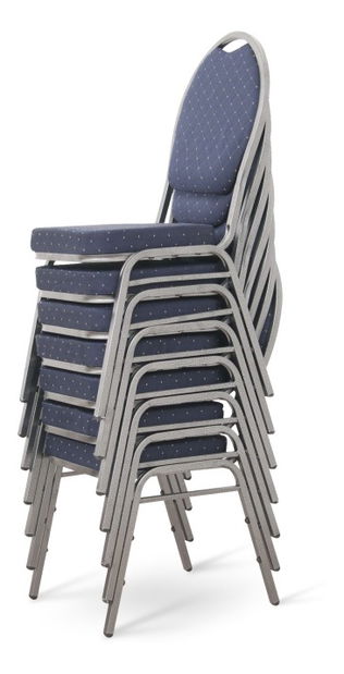 Jídelní židle Jarvis (modrá) *bazar