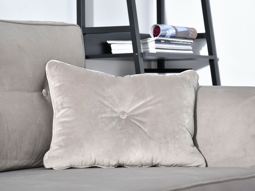 Pohovka dvousedačka Bacteria (béžová + černá)