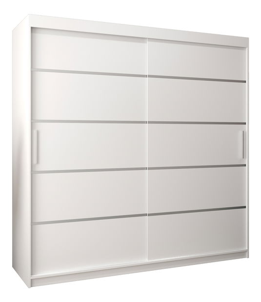 Šatní skříň 200 cm Verika 1 200 (bílá)