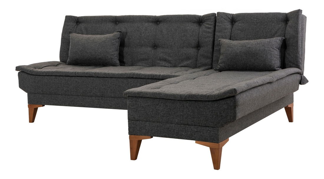 Rohová sedačka Santic (antracit)