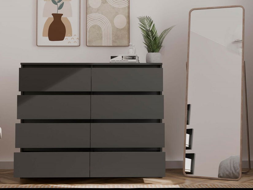 Komoda Musecalo 7 120 (černá)