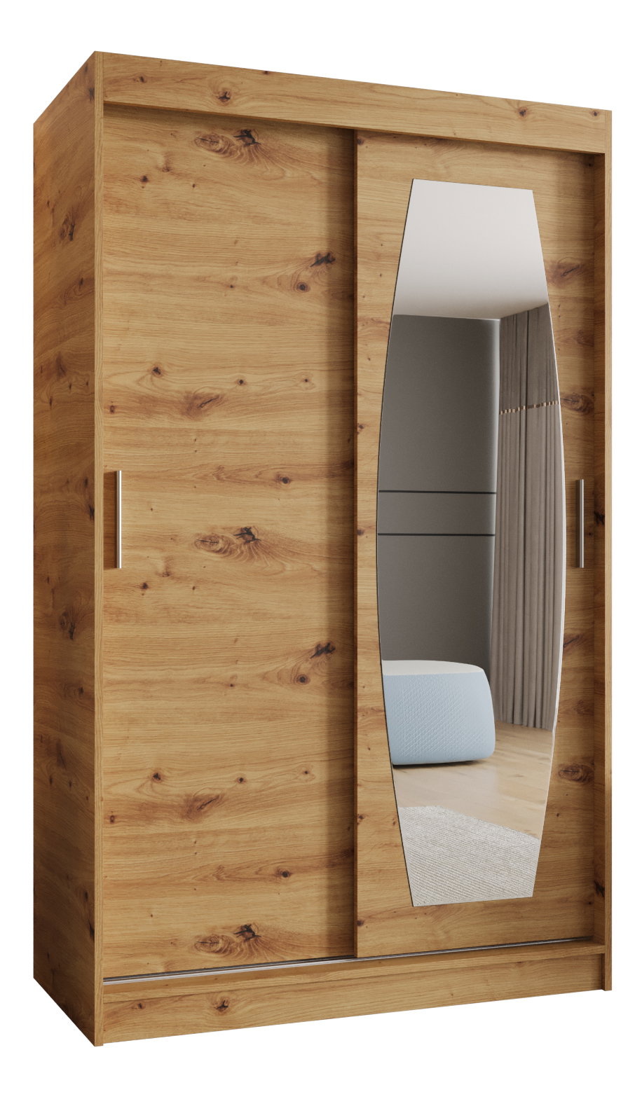 Šatní skříň 120 cm Rosaria (dub artisan)