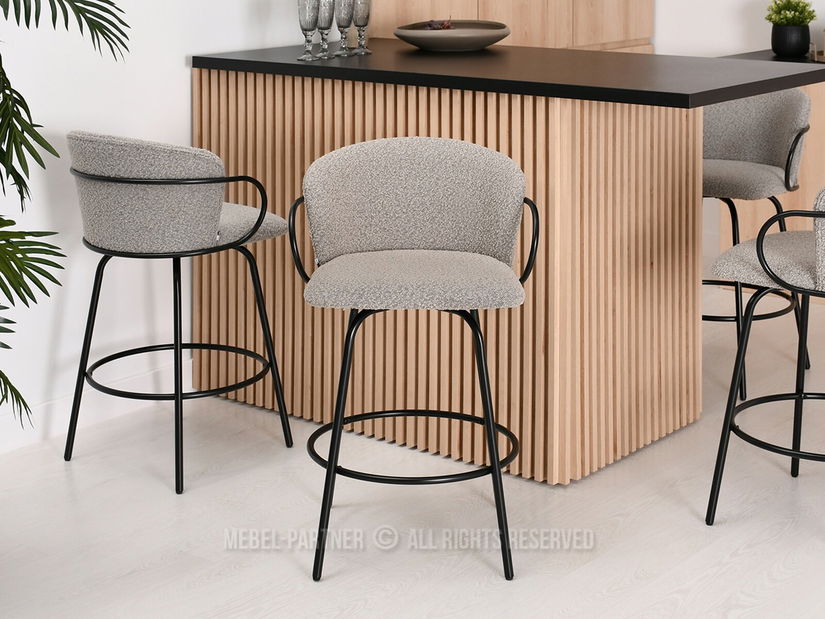 Židle Sofia (světlobéžová + černá)