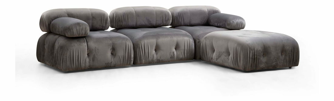 Rohová pohovka Bubel (šedá)