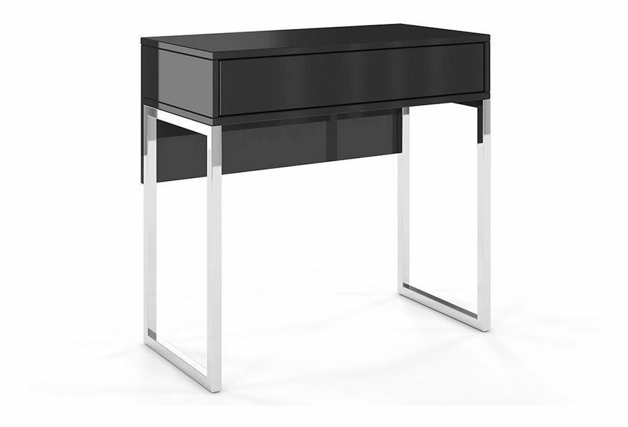 Toaletní stolek Naturlig Evenna (vysoký lesk černý)