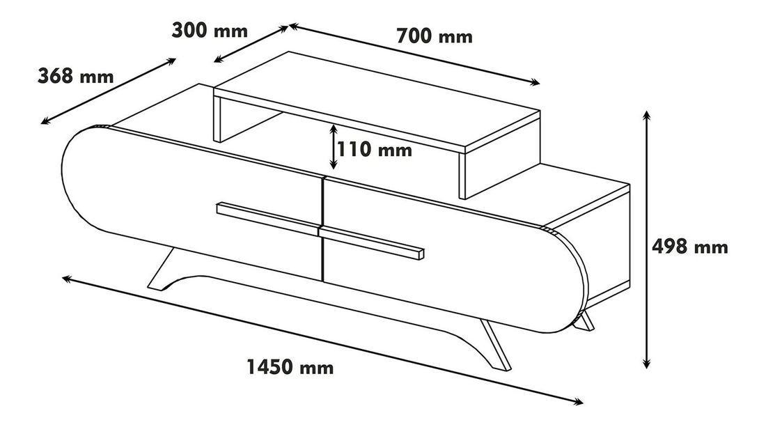 TV stolek/skříňka Dolphie