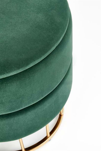 Taburet Escala (tmavě zelená)